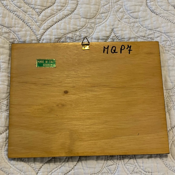 Italian Wooden Plaque Sailboat Ocean Scene - Picture 5 of 10